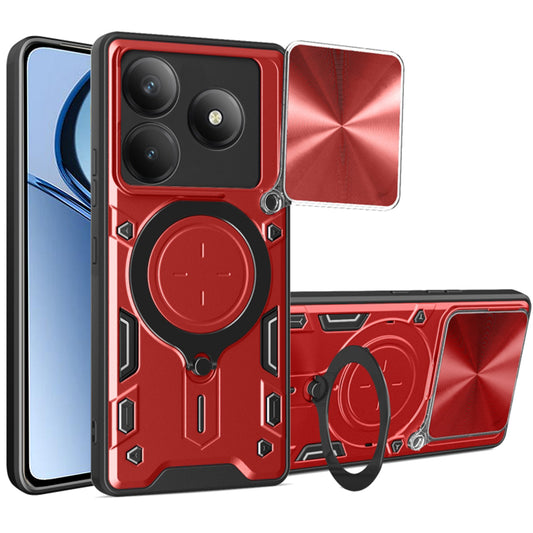 Case for Realme C63 / C61, Techsuit, CamGuard Pro, Red