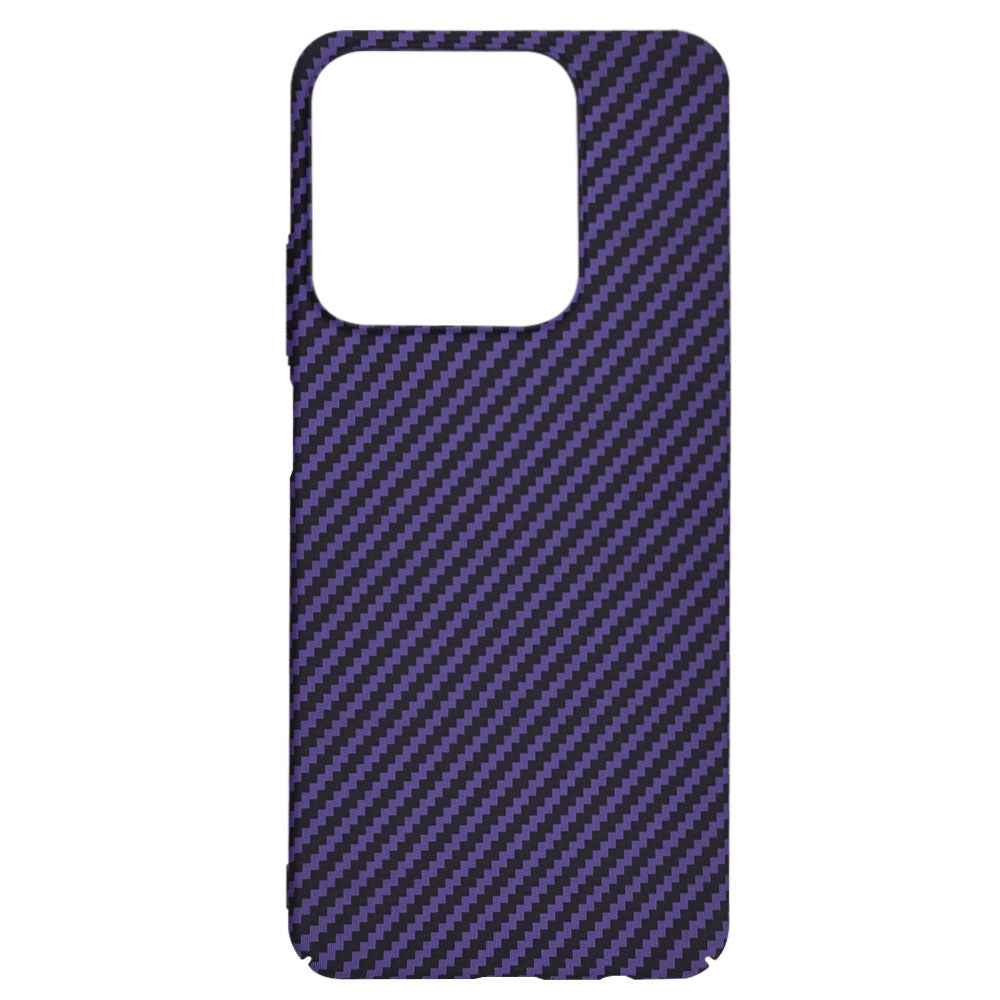 Hülle für Realme C63 / C61, Techsuit, Carbonite FiberShell, Lila