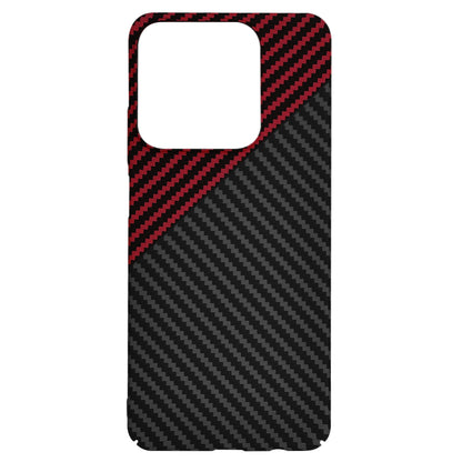 Hülle für Realme C63 / C61, Techsuit, Carbonite FiberShell, Schwarz Rot