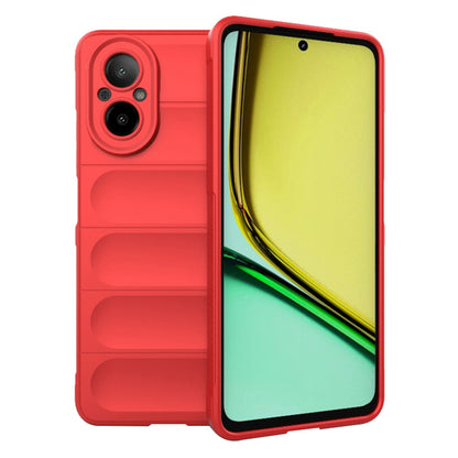 Hülle für Realme C67 4G, Techsuit, Magic Shield, Rot