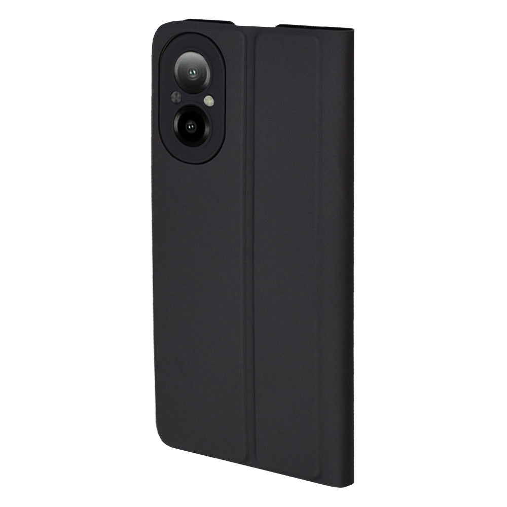 Custodia per Realme C67 4G, Techsuit, Magskin Book, Nera
