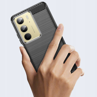 Coque pour Realme C75 5G / 14x, Techsuit, Carbone, Noire
