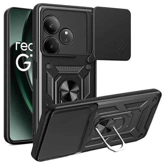 Hülle für Realme GT 6T / GT 6, Techsuit, CamShield, Schwarz
