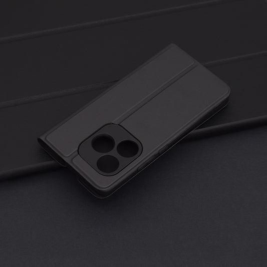Coque pour Realme GT 6T / GT 6, Techsuit, Magskin Book, Noire
