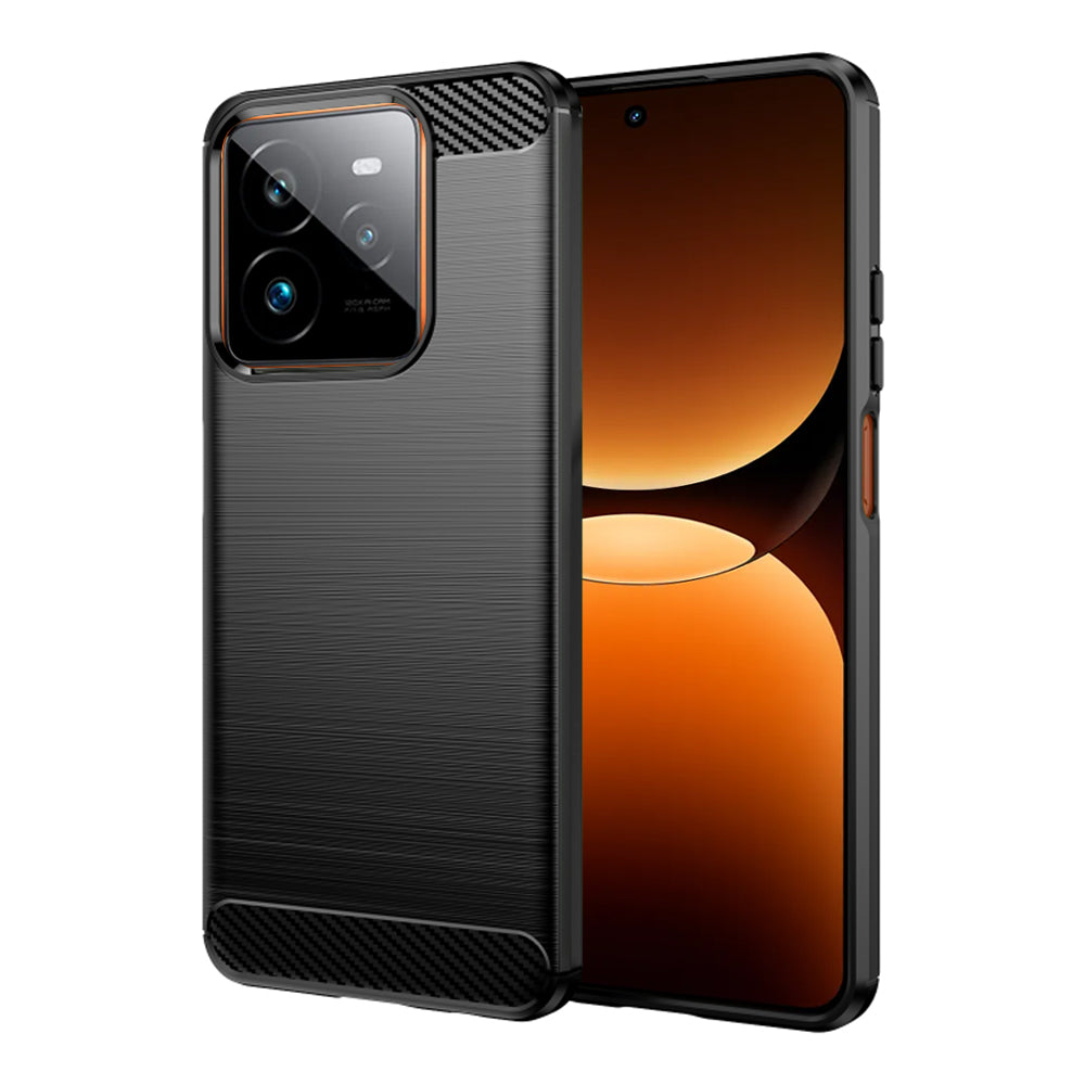 Hülle für Realme GT 7 Pro, Techsuit, Carbon, Schwarz