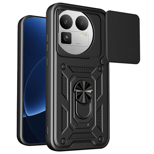 Hülle für Realme GT 8 Pro, Techsuit, CamShield (Runde Kameraaussparung), Schwarz