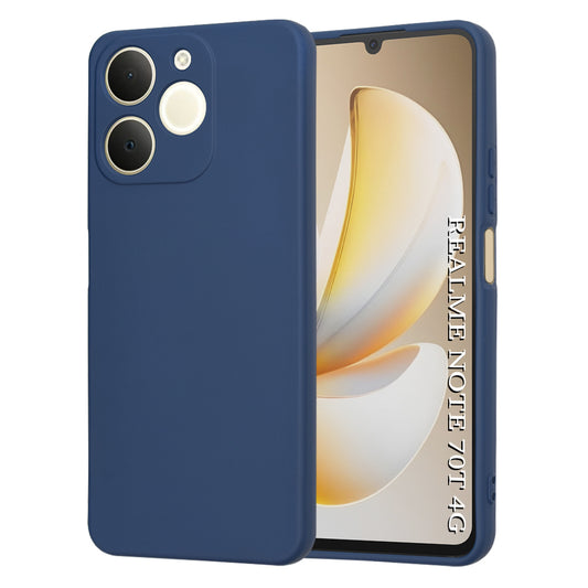 Hülle für Realme Note 70T, Techsuit, SoftFlex, Marineblau