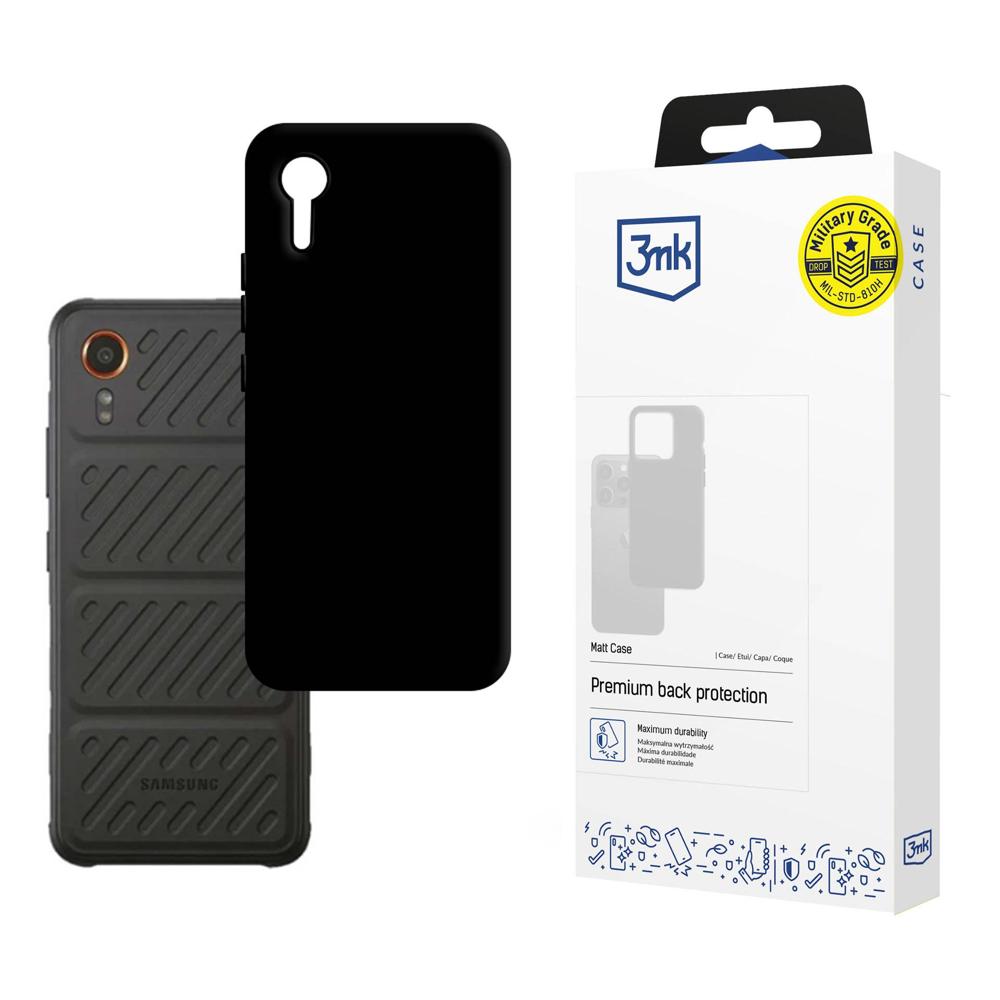 Coque pour Samsung Galaxy Xcover7 G556, 3MK, Noire Mate