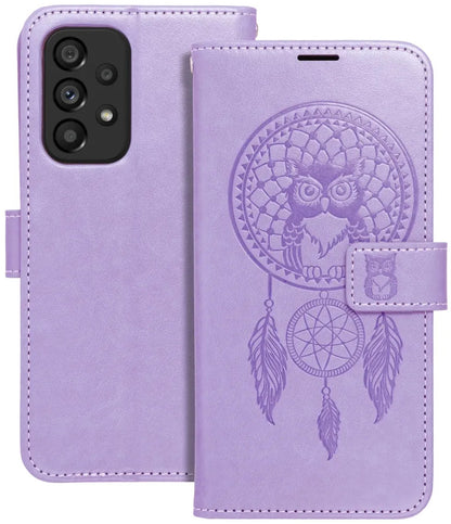 Custodia per Samsung Galaxy A52s 5G A528 / A52 5G A526 / A52 A525, OEM, MEZZO Dream Catcher, Viola
