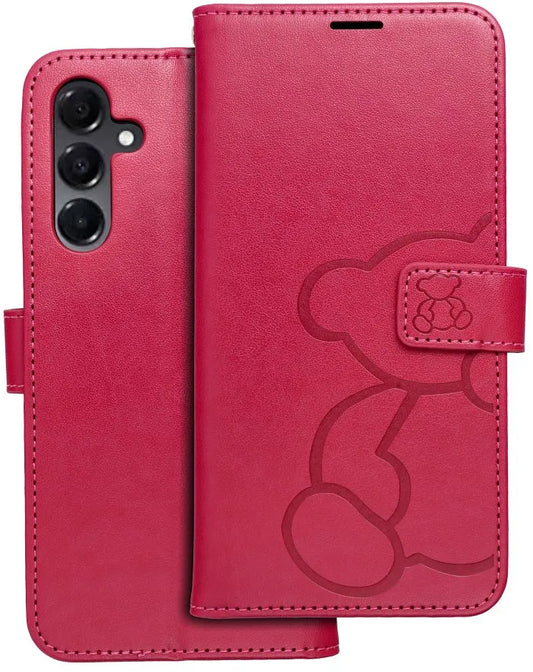 Coque pour Samsung Galaxy A16 5G A166, OEM, MEZZO Teddy Bear, Magenta