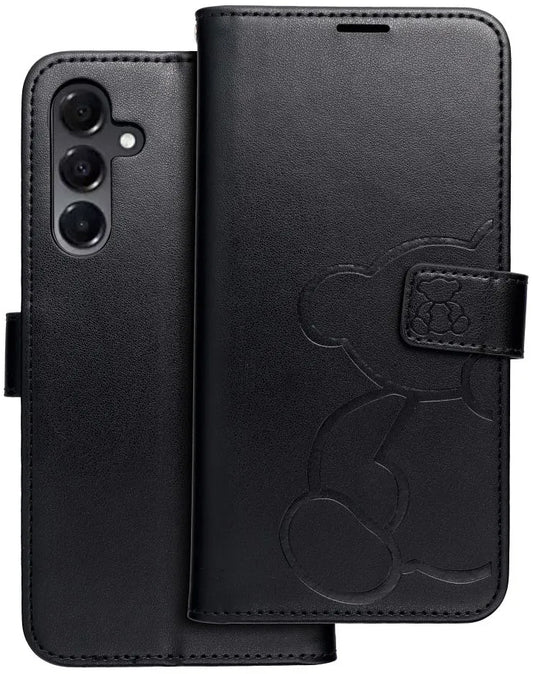 Coque pour Samsung Galaxy A16 5G A166, OEM, MEZZO Teddy Bear, Noire