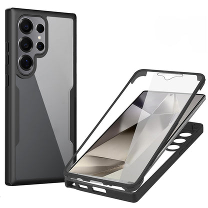 Custodia per Samsung Galaxy S25 Ultra S938, Techsuit, ColorVerse 360, Nera