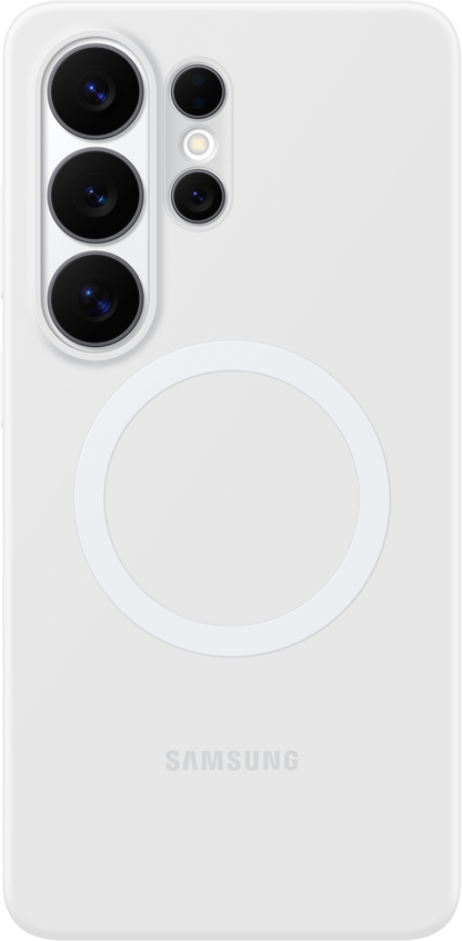 Étui pour Samsung Galaxy S26 Ultra S948, Silicone Magnet Case, Blanc EF-ES948CWEGWW