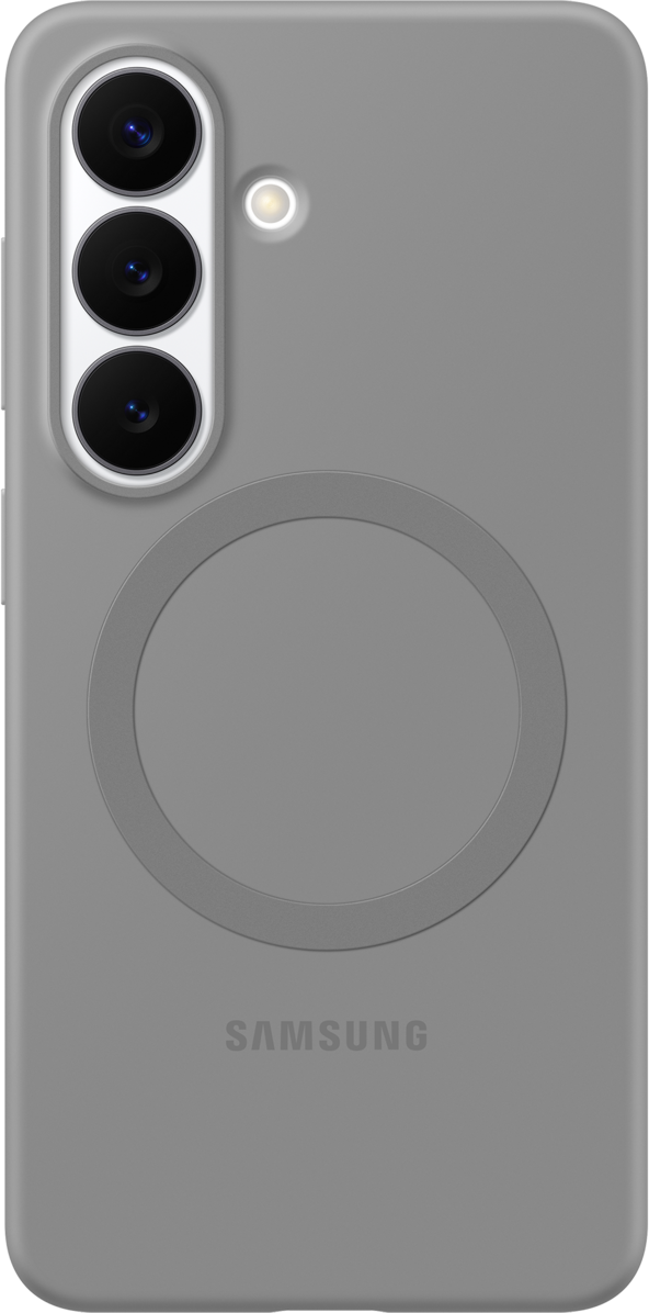 Étui pour Samsung Galaxy S26 S942, Coque Magnétique en Silicone, Gris EF-ES942CJEGWW