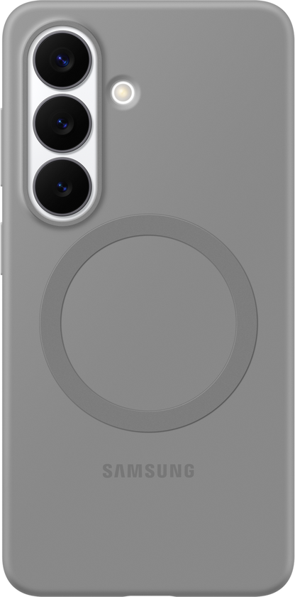 Étui pour Samsung Galaxy S26 S942, Coque Magnétique en Silicone, Gris EF-ES942CJEGWW
