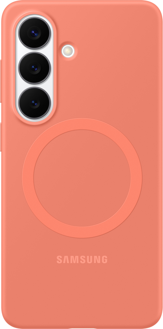 Étui pour Samsung Galaxy S26 S942, Coque Magnétique en Silicone, Rouge EF-ES942COEGWW