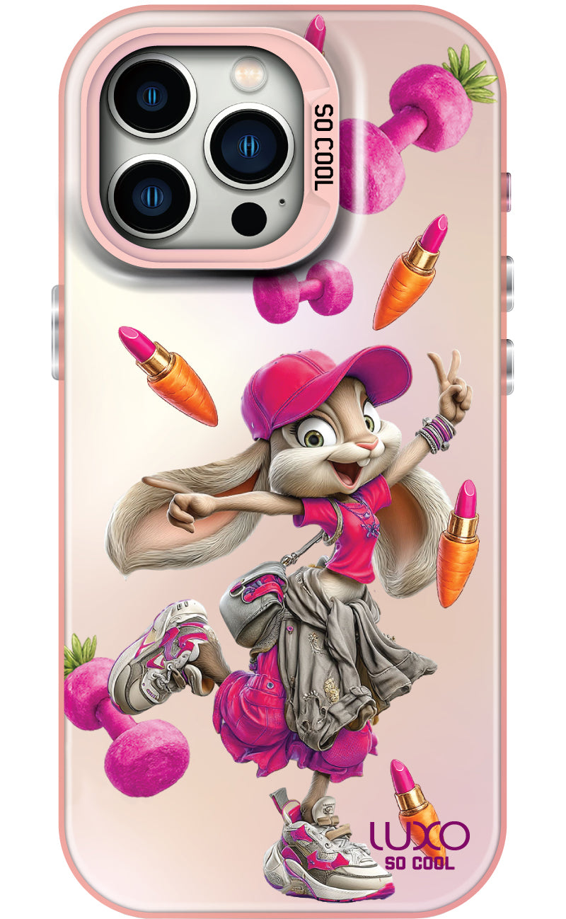 Custodia per Samsung Galaxy A15 5G A156 / A15 A155, LUXO So CooL, ArcadiA Rabbit, Multicolore