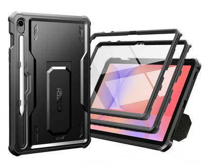 Custodia per Samsung Galaxy Tab S10 Lite / Tab S10 FE / Tab S9, Tech-Protect, Kevlar Pro, Nera