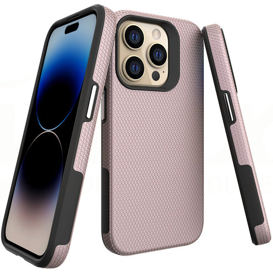 Coque pour Samsung Galaxy A15 5G A156 / A15 A155, Vmax, Triangle, Rose Doré