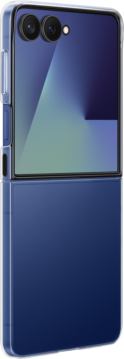 Hülle für Samsung Galaxy Z Flip7 F766, Clear Case, Transparent EF-AF766CTEGWW