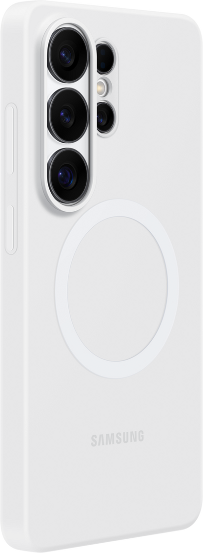 Étui pour Samsung Galaxy S26 Ultra S948, Silicone Magnet Case, Blanc EF-ES948CWEGWW