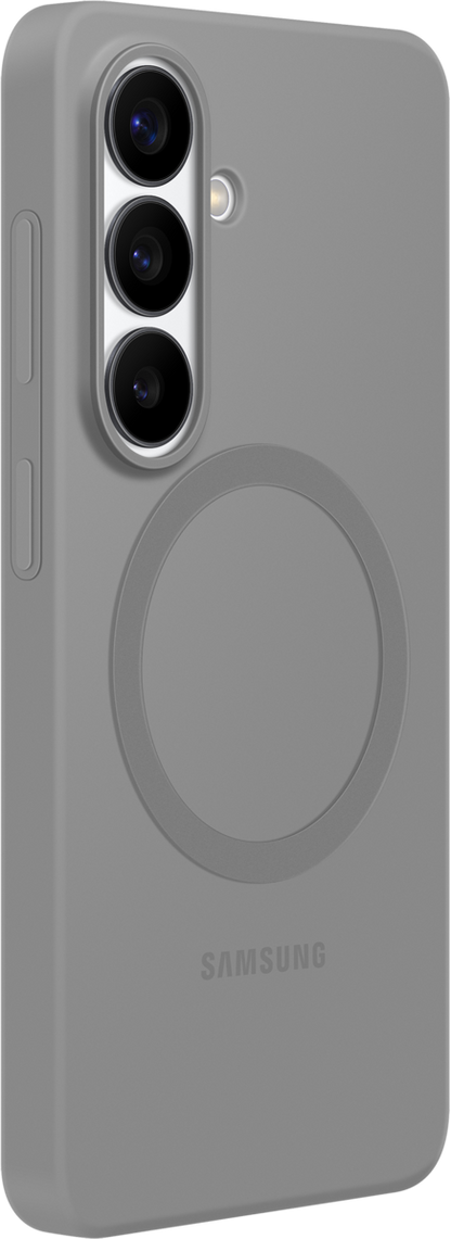 Étui pour Samsung Galaxy S26 S942, Coque Magnétique en Silicone, Gris EF-ES942CJEGWW