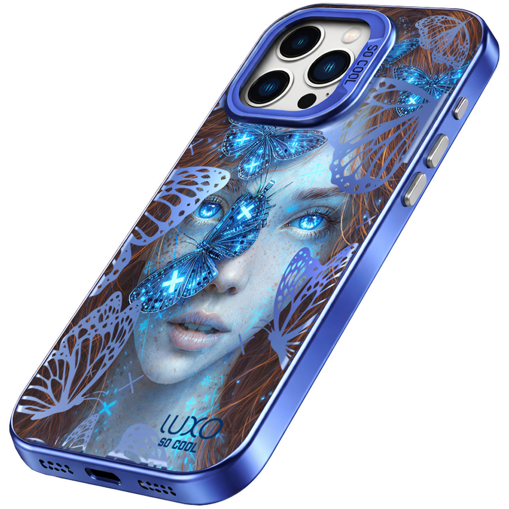 Custodia per Samsung Galaxy S26 S942, LUXO So CooL, ArcadiA Butterfly Girl, Multicolore