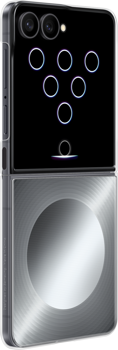Custodia per Samsung Galaxy Z Flip8 F776, FlipSuit Case, Grigio EF-FF776CJEGWW