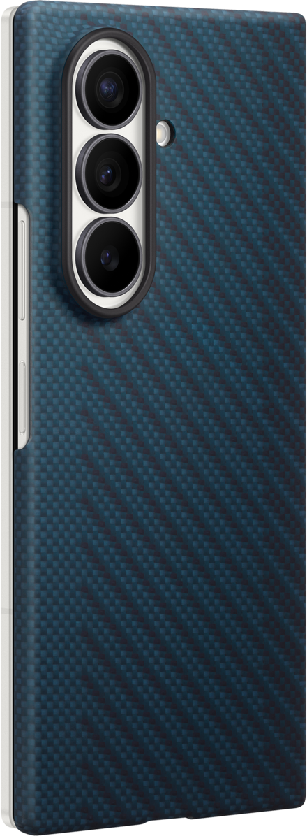 Custodia per Samsung Galaxy Z Fold8 Ultra F976, Carbon Magnet Case, Blu Navy EF-KF976SNEGWW