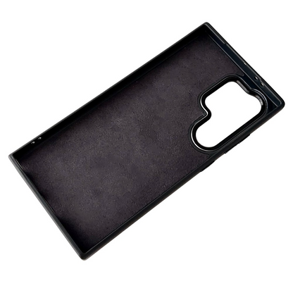 Custodia per Samsung Galaxy S23 Ultra S918, OEM, Display Personalizzato E-Ink, Nera