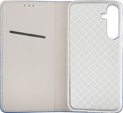 Custodia per Samsung Galaxy A17 4G / A17 5G, OEM, Smart Magnet, Blu Navy