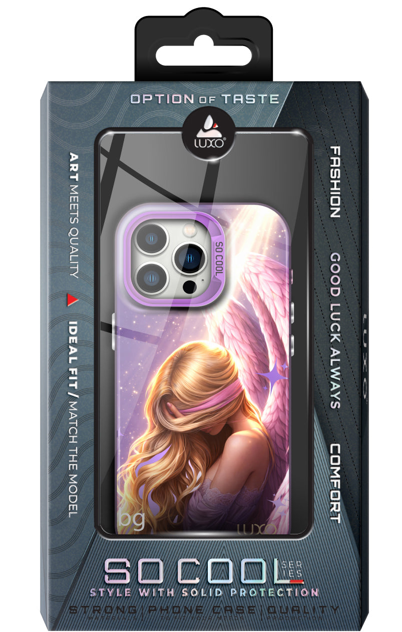Hülle für Samsung Galaxy A54 A546, LUXO So CooL, ArcadiA Angel, Mehrfarbig
