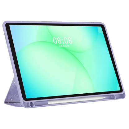 Hülle für Samsung Galaxy Tab A11 / Tab A9, Tech-Protect, SC PEN Hybrid, Violett