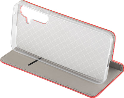 Coque pour Samsung Galaxy A26 A266, OEM, Smart Magnet, Rouge
