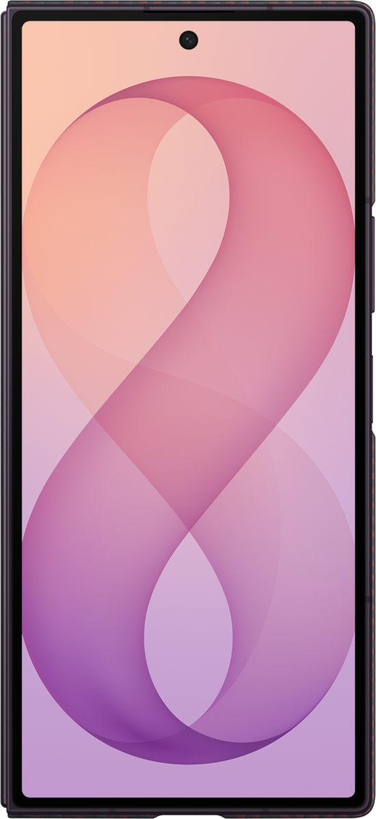 Hülle für Samsung Galaxy Z Fold8 Ultra F976, Carbon Magnet Case, Rot EF-KF976SREGWW