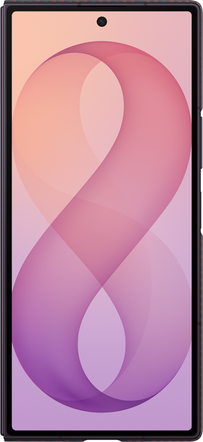 Hülle für Samsung Galaxy Z Fold8 Ultra F976, Carbon Magnet Case, Rot EF-KF976SREGWW