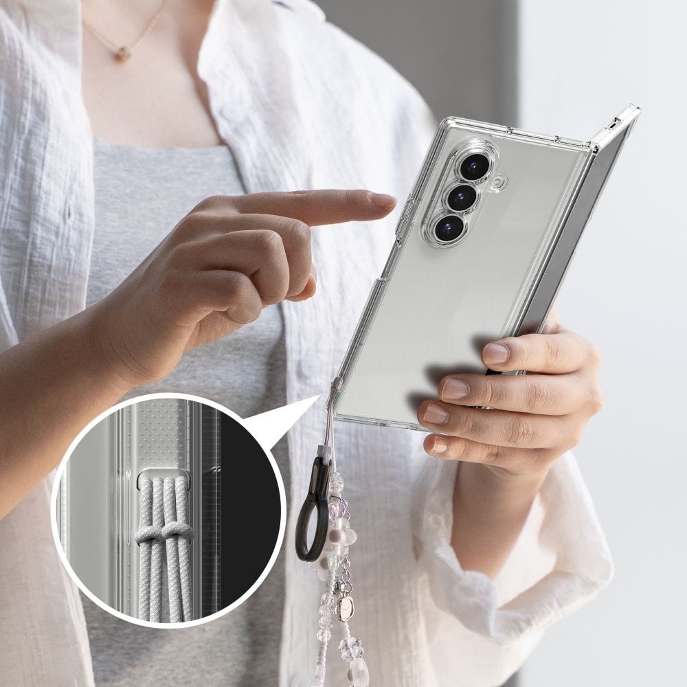 Hülle für Samsung Galaxy Z Fold7 F966, Ringke, Fusion, Transparent