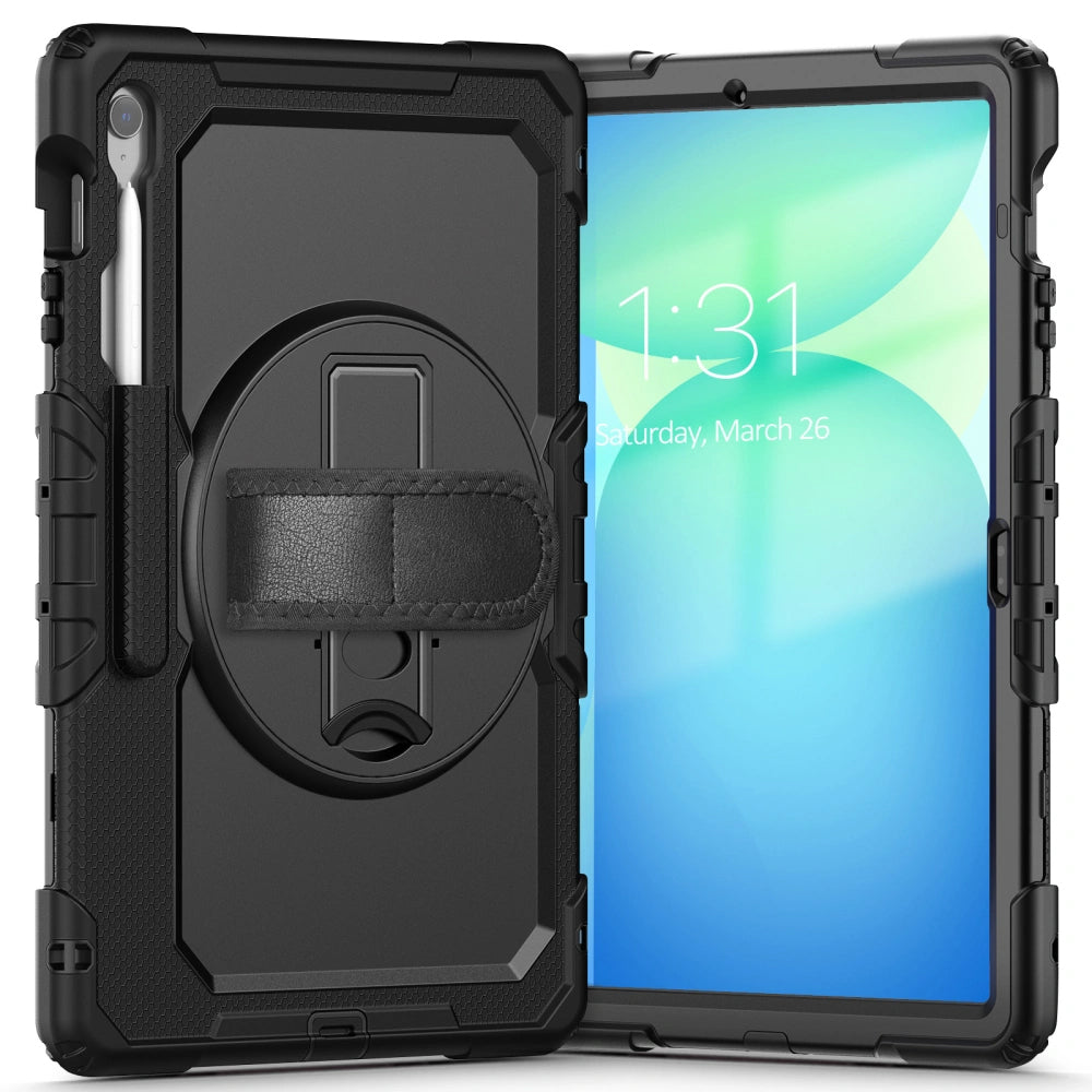 Coque pour Samsung Galaxy Tab S10 FE+, Tech-Protect, Solid, Noire