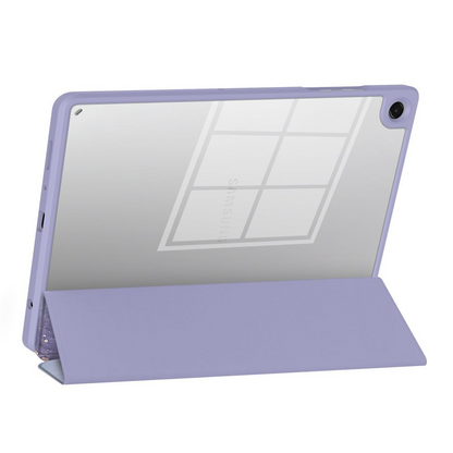Hülle für Samsung Galaxy Tab A11 / Tab A9, Tech-Protect, SC PEN Hybrid, Violett