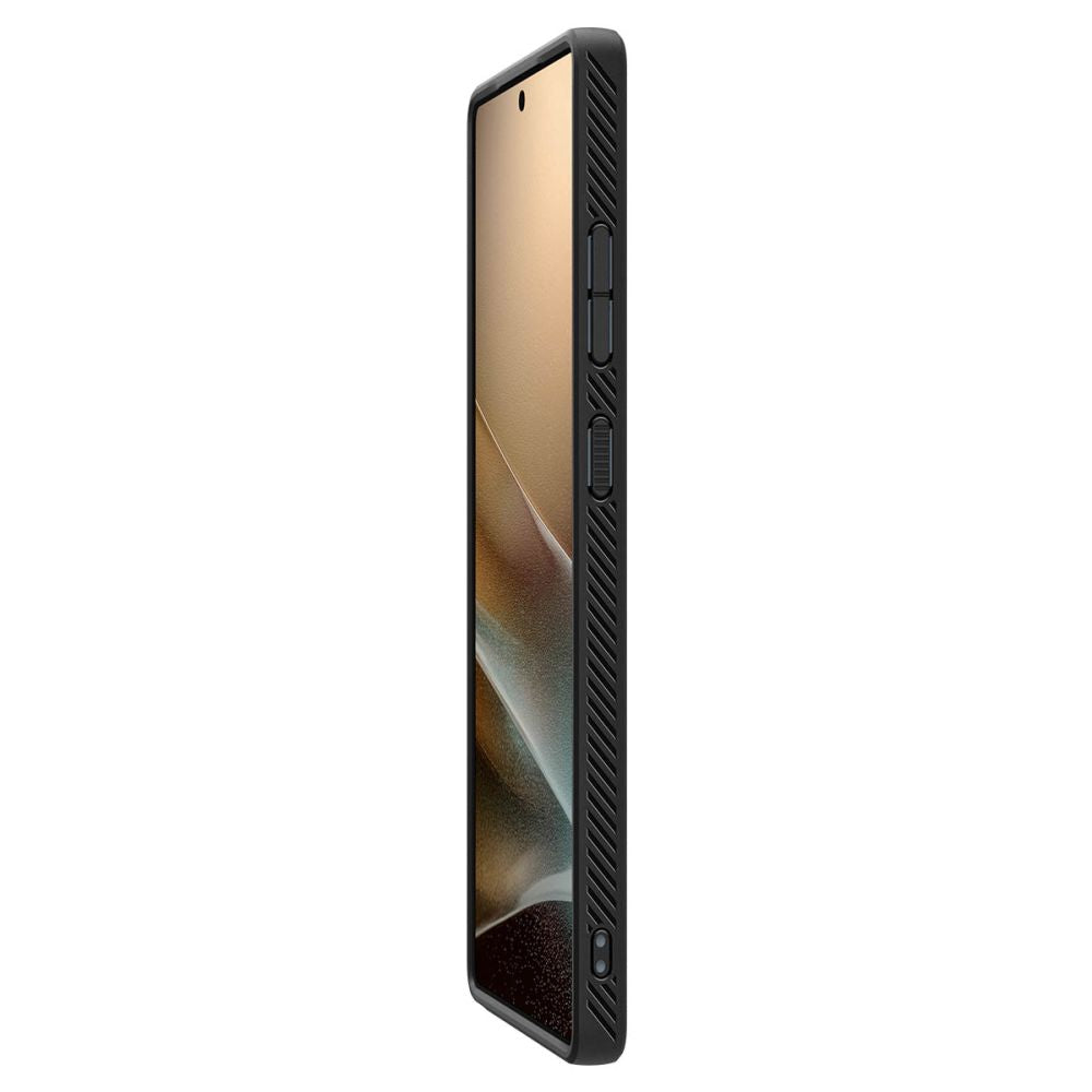Custodia per Samsung Galaxy S25 Ultra S938, Spigen, Liquid Air, Nera ACS08953