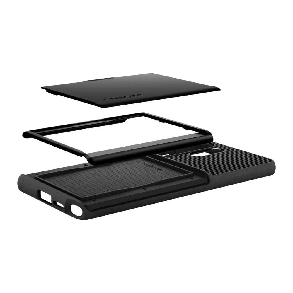 Hülle für Samsung Galaxy S25 Ultra S938, Spigen, Slim Armor CS, Schwarz ACS08967