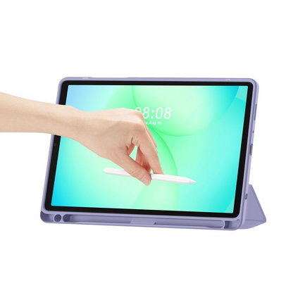Hülle für Samsung Galaxy Tab A11 / Tab A9, Tech-Protect, SC PEN Hybrid, Violett