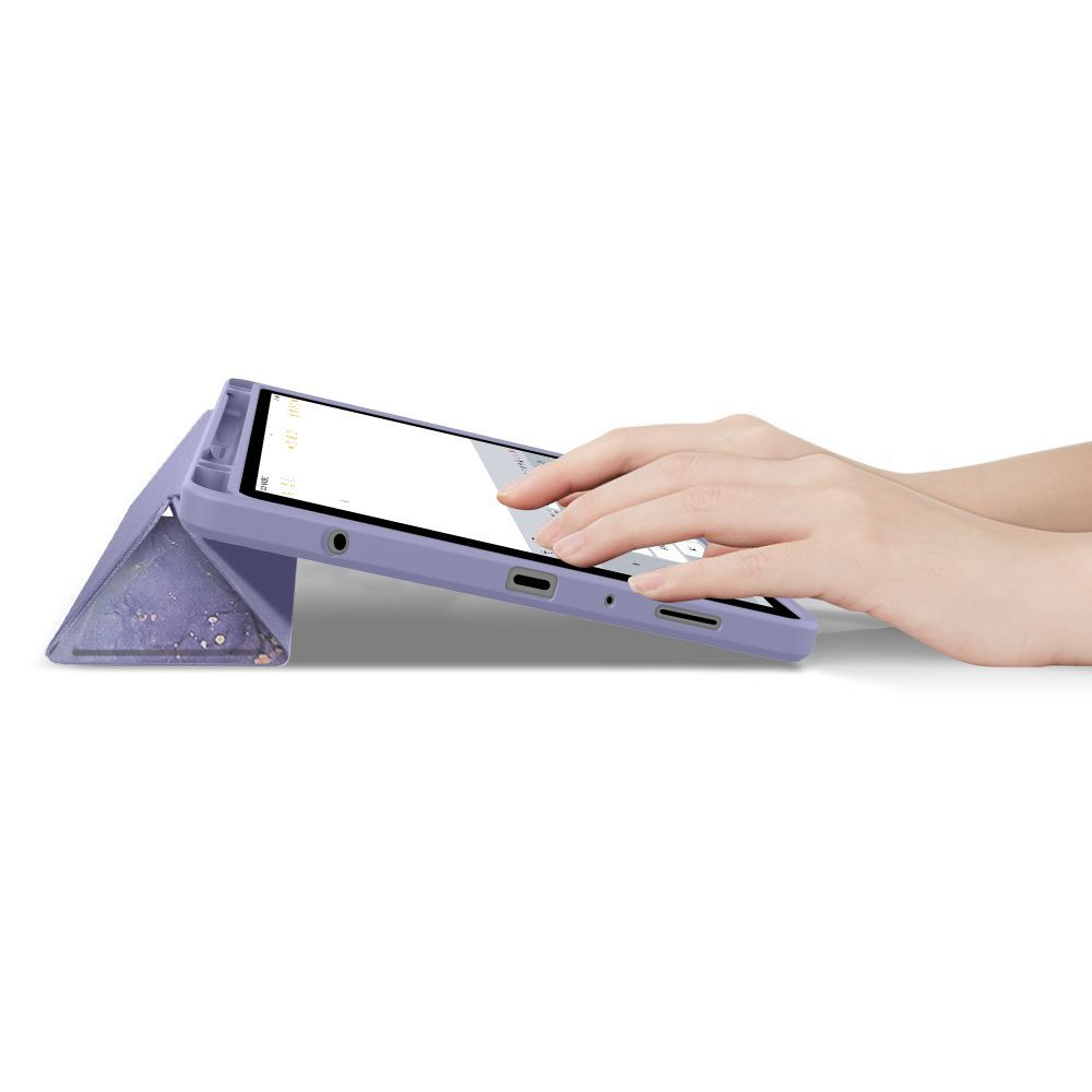 Hülle für Samsung Galaxy Tab A11 / Tab A9, Tech-Protect, SC PEN Hybrid, Violett