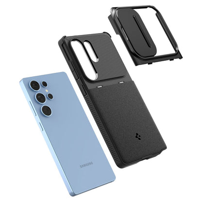 Étui pour Samsung Galaxy S25 Ultra S938, Spigen, OPTIK ARMOR, Noir ACS08969