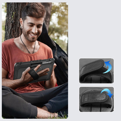 Coque pour Samsung Galaxy Tab S10 FE+, Tech-Protect, Solid, Noire