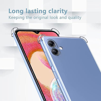 Custodia per Samsung Galaxy A04e A042 / M04 M045, Techsuit, Shockproof Clear, Trasparente