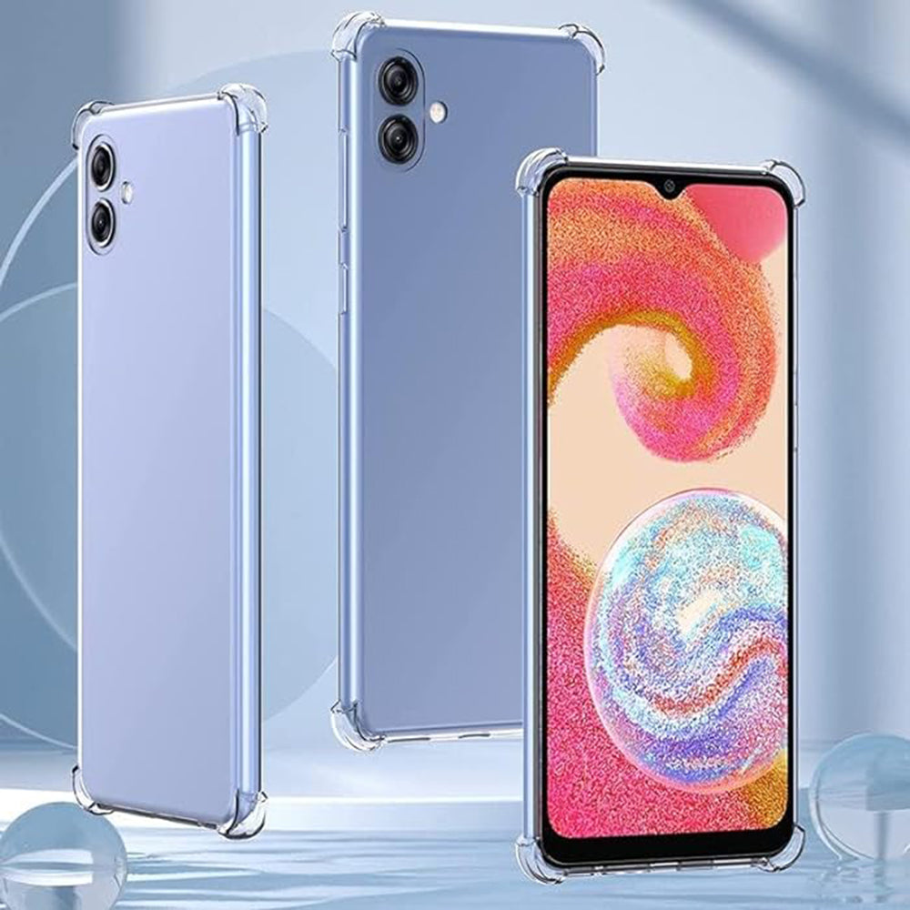 Custodia per Samsung Galaxy A04e A042 / M04 M045, Techsuit, Shockproof Clear, Trasparente