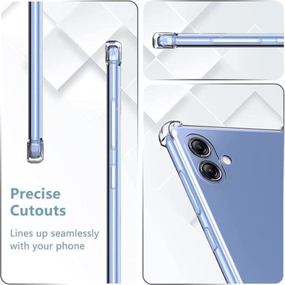 Custodia per Samsung Galaxy A04e A042 / M04 M045, Techsuit, Shockproof Clear, Trasparente