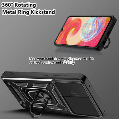 Custodia per Samsung Galaxy A05 A055, Techsuit, CamShield, Nera