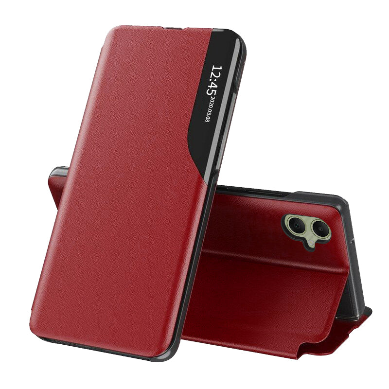 Custodia per Samsung Galaxy A05 A055, Techsuit, eFold, Rossa